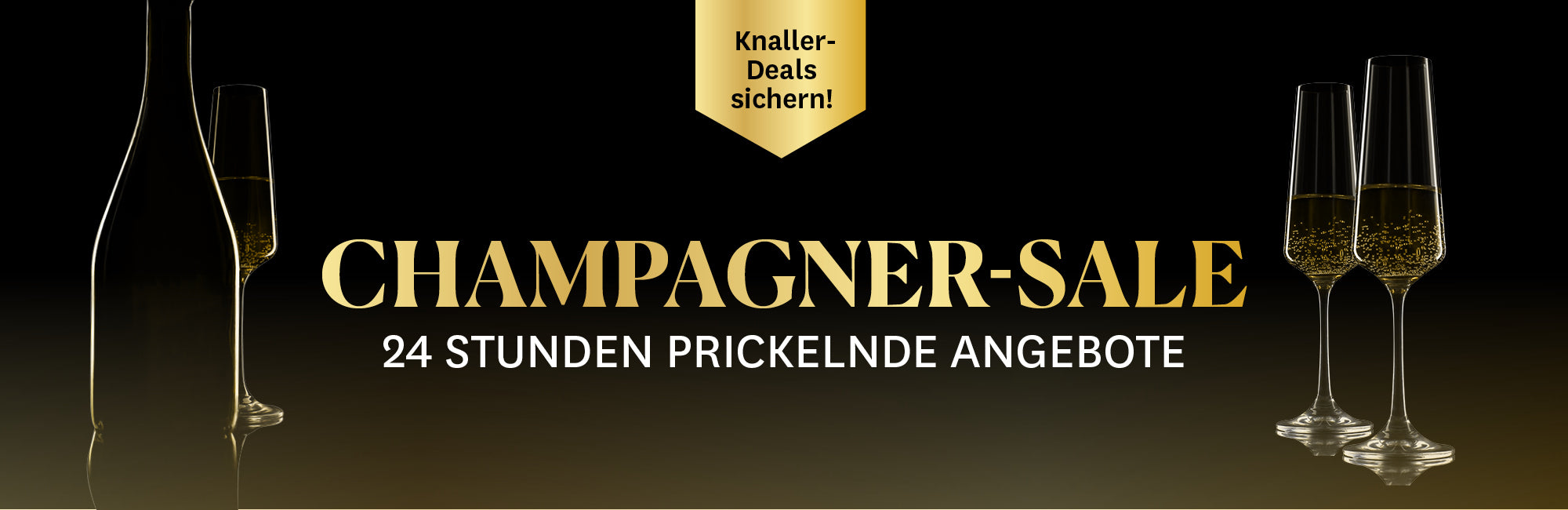 Champagner-Sale