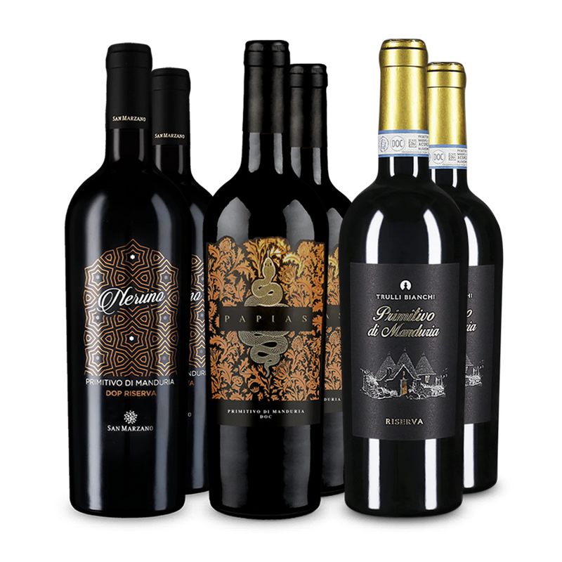 Wine in Black Premium-Primitivo-Paket