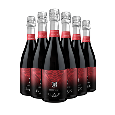 6 Flaschen Black Label Sparkling Shiraz