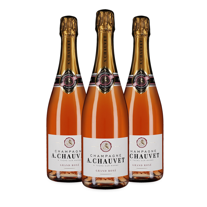 3 Flaschen Grand Rosé Premier Cru Brut